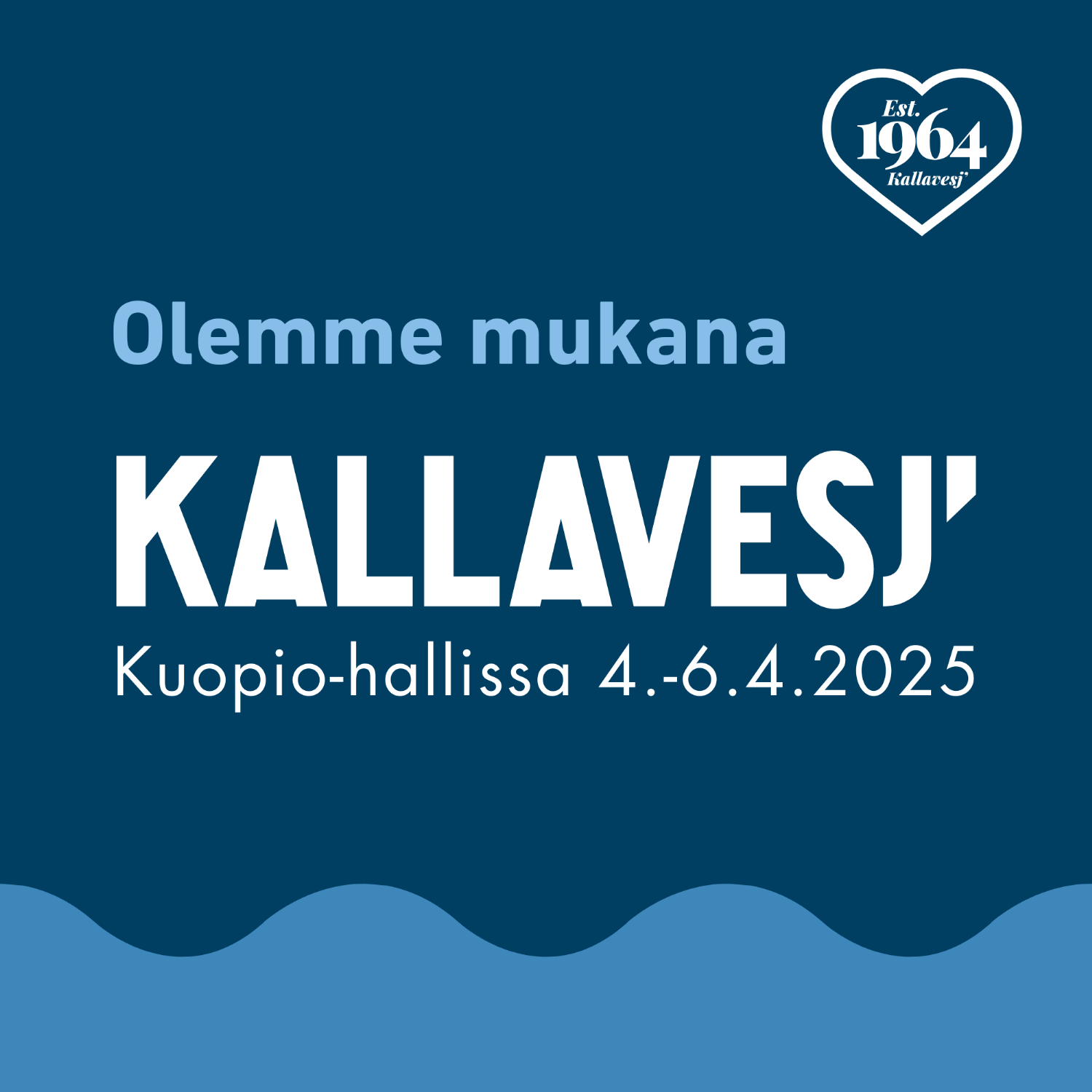Nähdään Kallavesj' -messuilla🙂